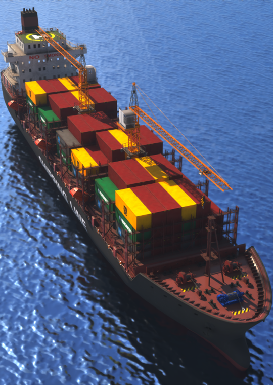 Container Cargo Ship