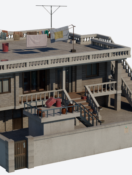 7080s 2-story house_001