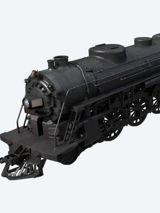 Train - 1940s Steam Locomotive